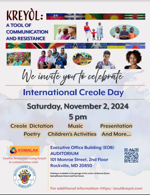 International Creole day celebration November 2